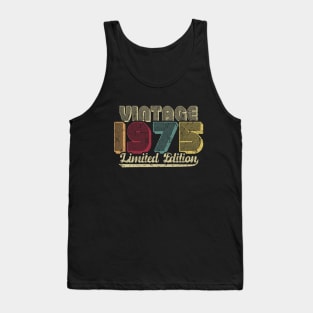 Vintage 1975 Limited Edition 45th Birthday Gift Tank Top